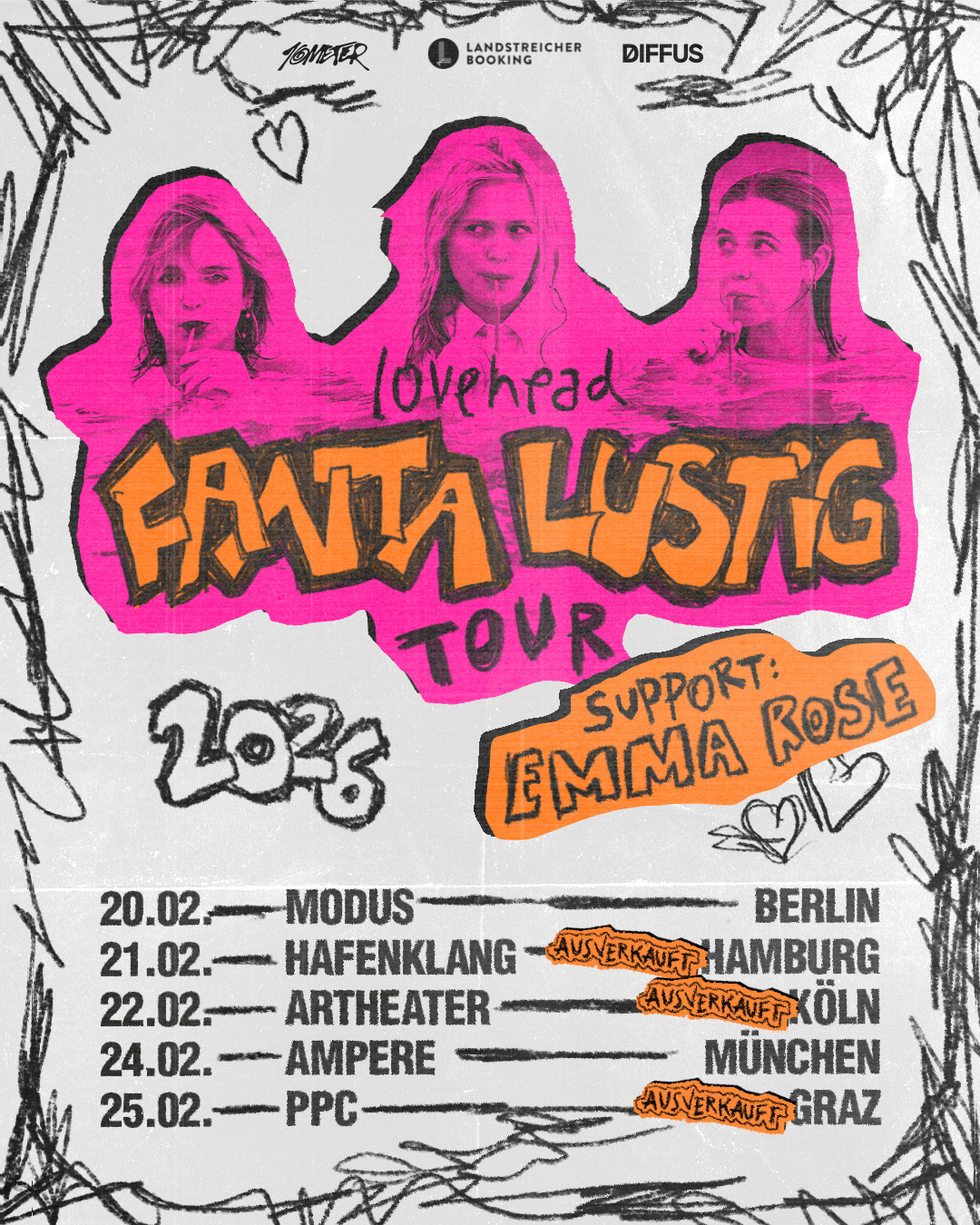 lovehead_tour_2026_post lovehead | Fanta Lustig Tour 2026