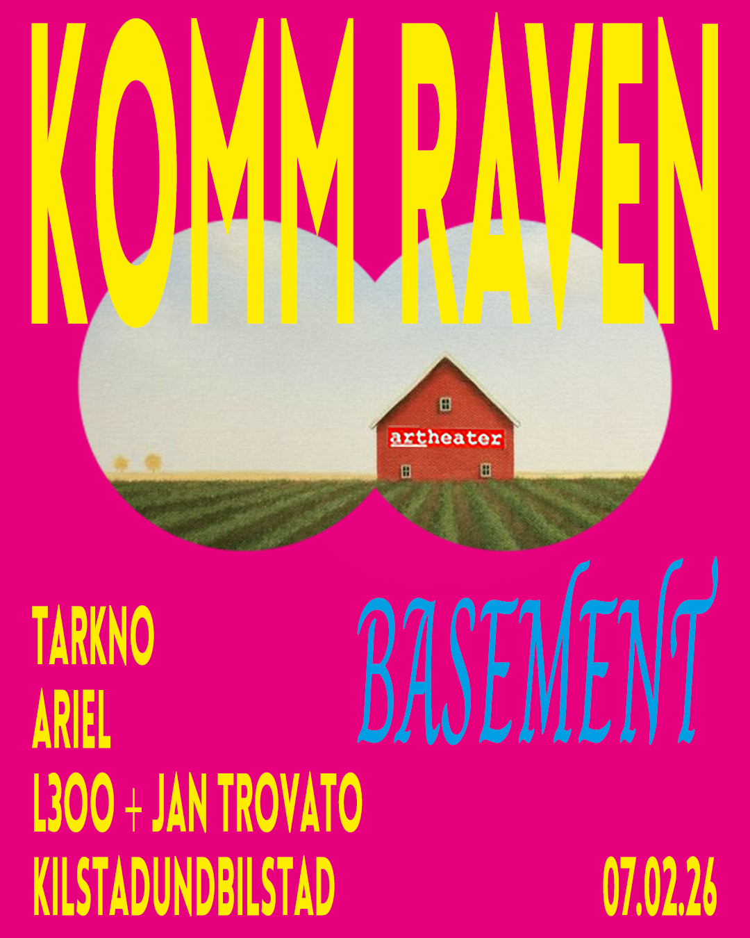KOMM RAVEN x ARTHEATER x TARKNO