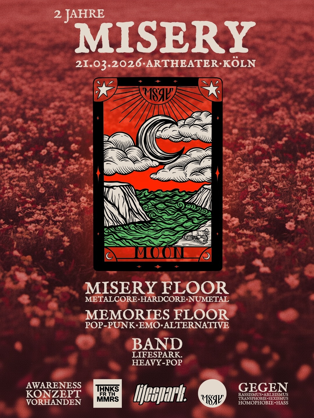 Misery - 2 Jahres Jubil&auml;um - 2 Floors + Band