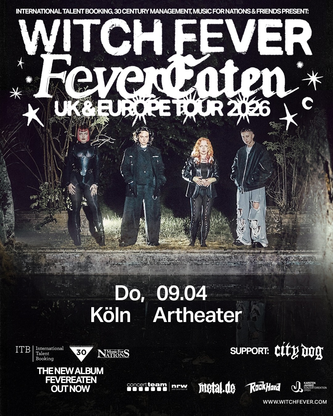 Witchfever | Fevereaten UK & Europe Tour 2026