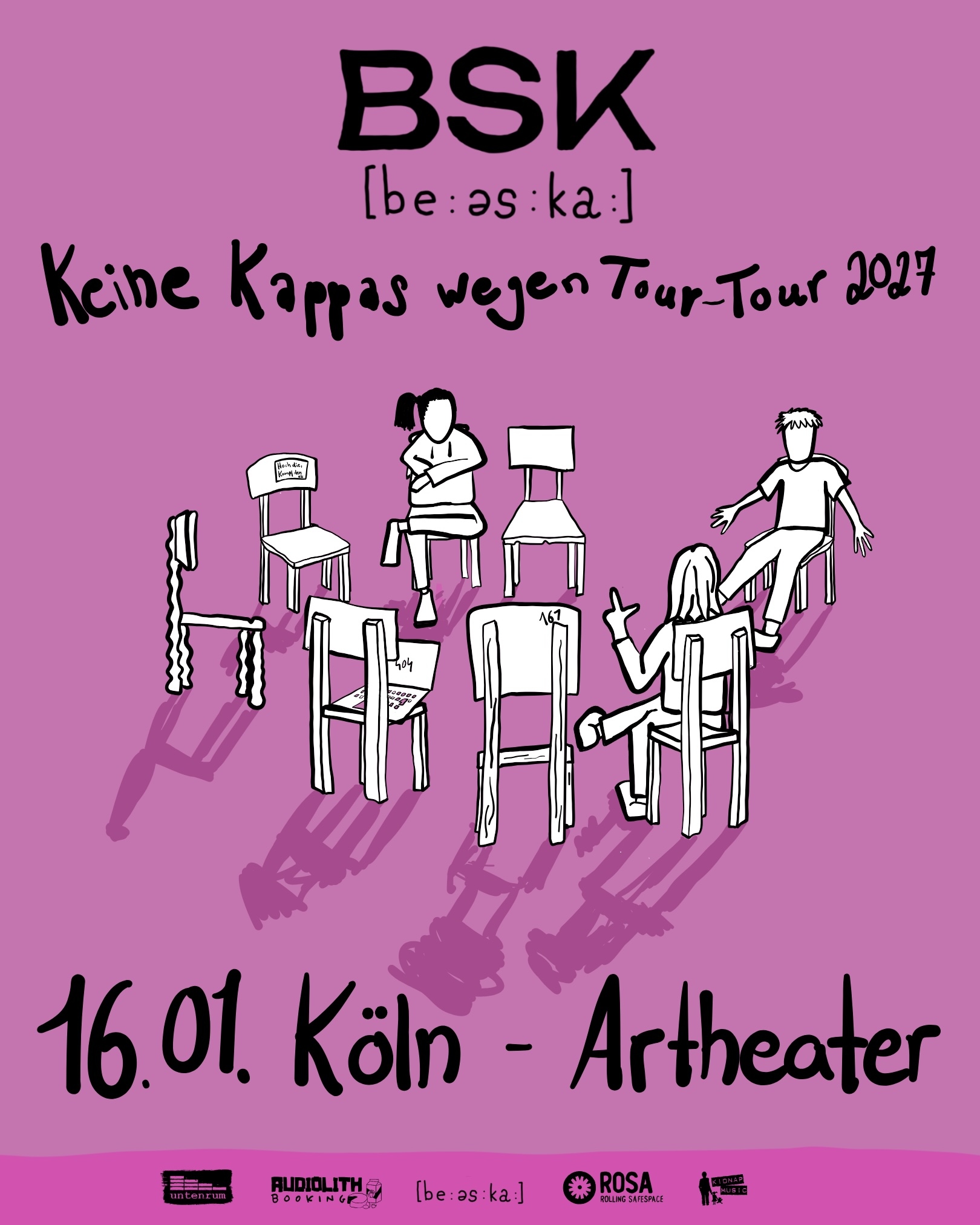 270116_BSK_Köln_Artheater_Beitrag BSK | Keine Kappas wegen Tour - Tour