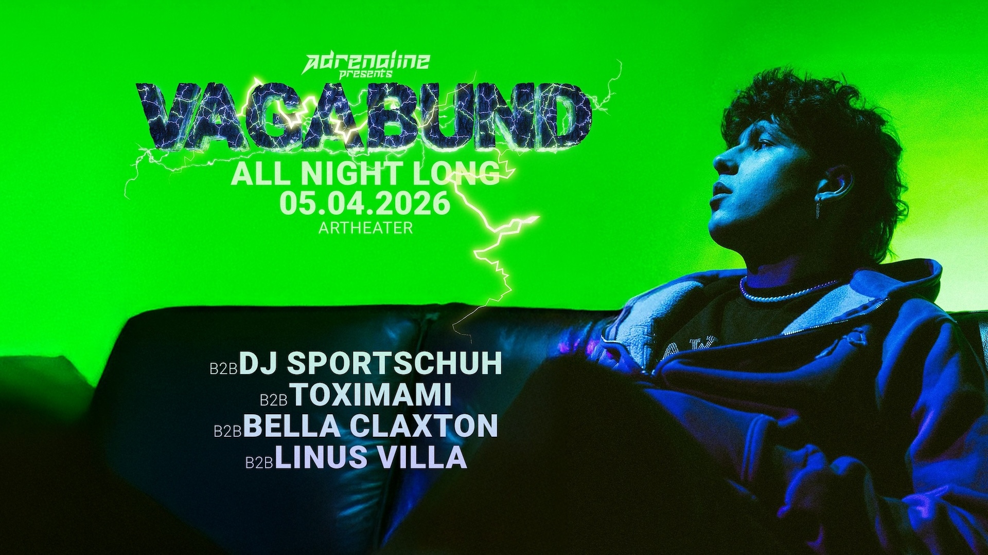 Adrenaline x Vagabond B2B All night long