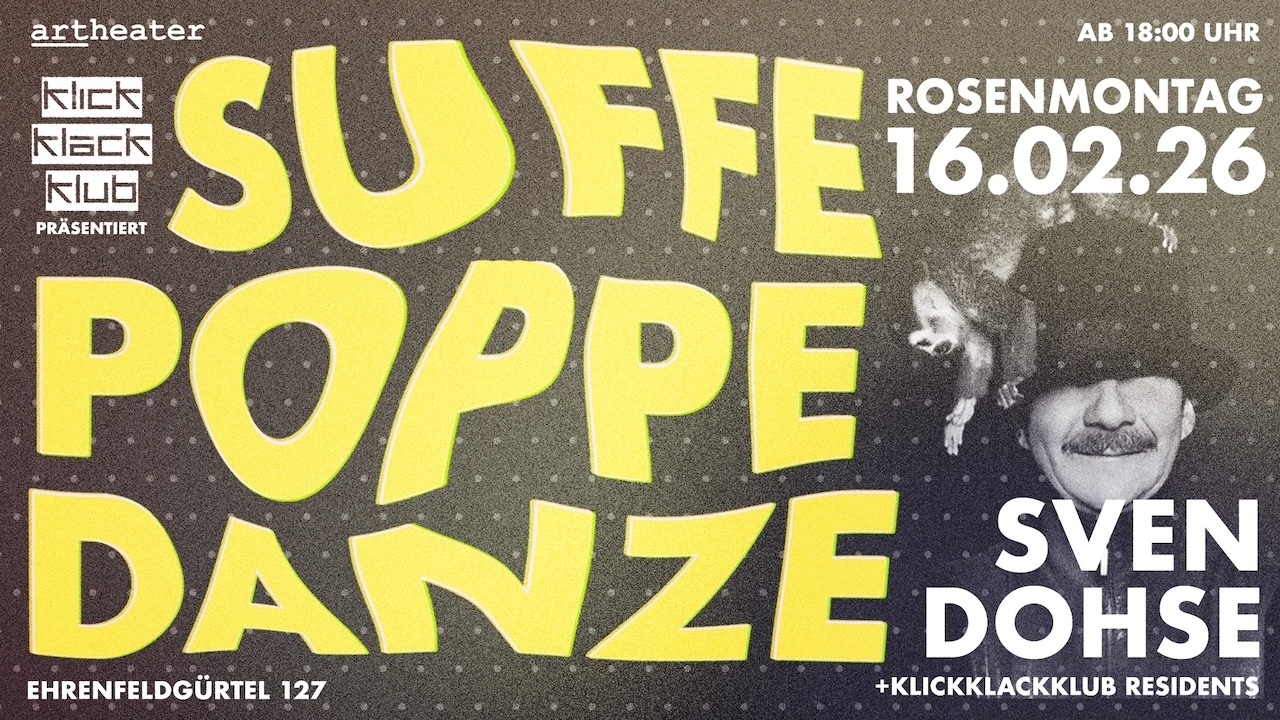 klickklackklub´s Suffe Poppe Danze w: Sven Dohse klickklackklub´s Suffe Poppe Danze w/ Sven Dohse