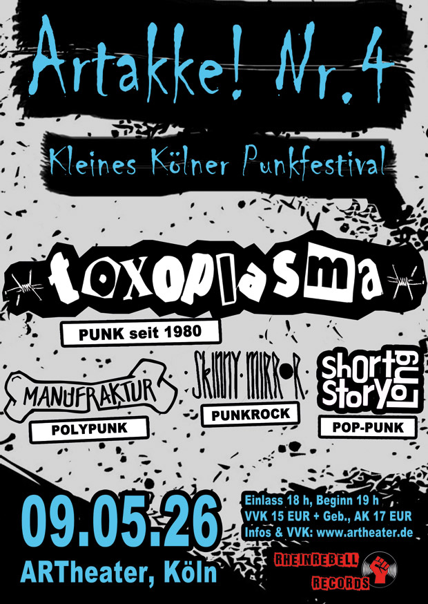 Artakke! Nr. 4 | Kleines K&ouml;lner Punkfestival im Artheater