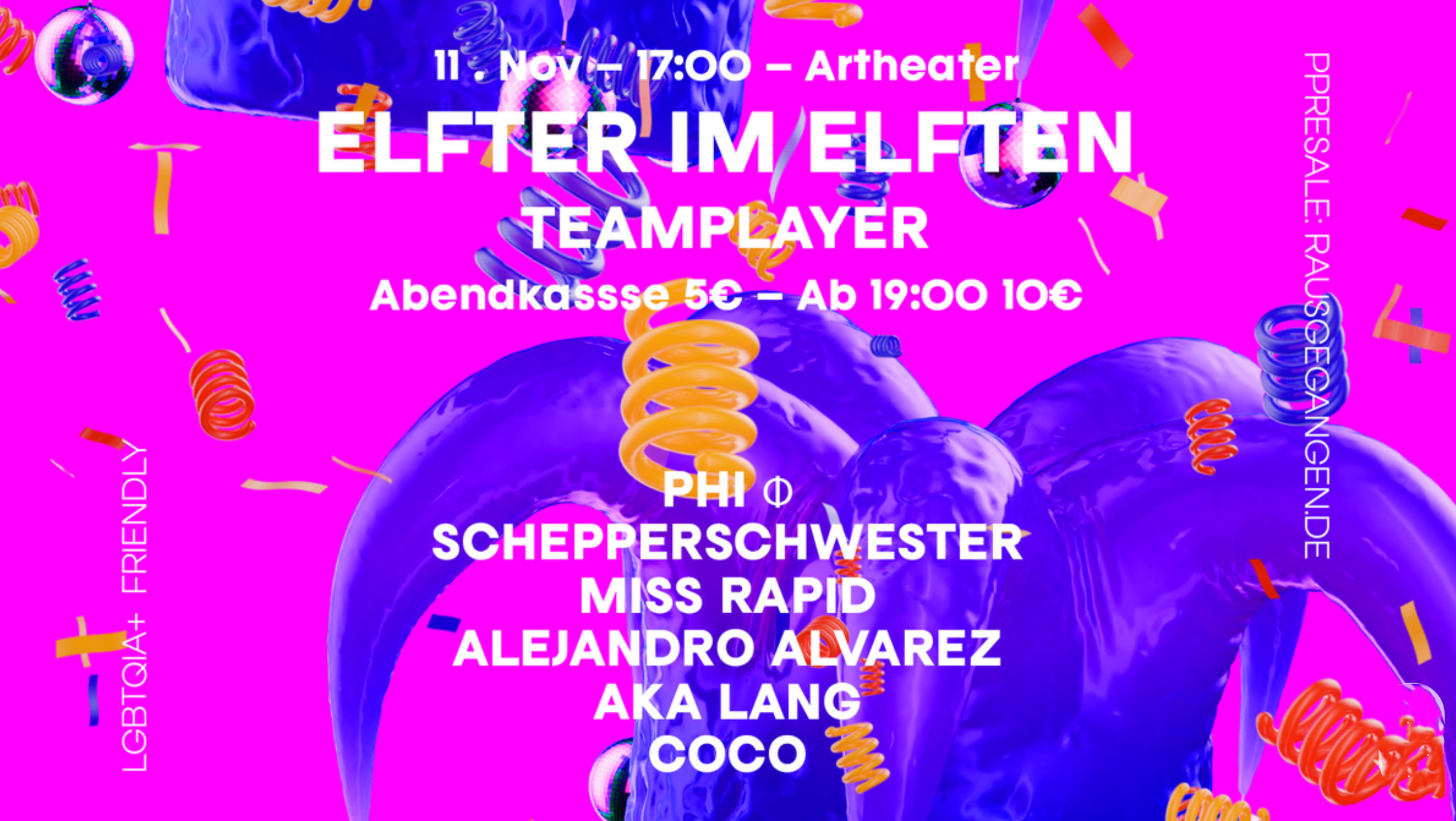 Elfter im Elften I Artheater Teamplayer